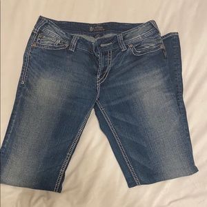 Silver jeans
